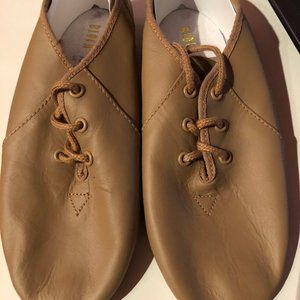 Bloch Girls Lace Up Jazz Shoe Jazzsoft S0405G Tan